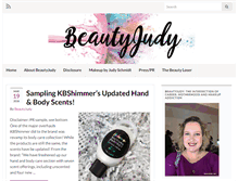 Tablet Screenshot of beautyjudy.com